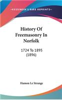 History of Freemasonry in Norfolk