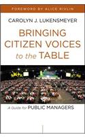 Bringing Citizen Voices to the Table