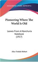 Pioneering Where The World Is Old