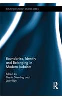 Boundaries, Identity and Belonging in Modern Judaism