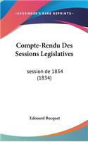 Compte-Rendu Des Sessions Legislatives