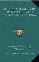 Studies, Literary and Historical, in the Odes of Horace (1884)