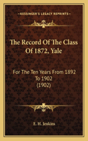 Record Of The Class Of 1872, Yale