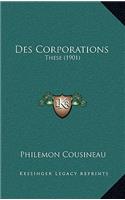 Des Corporations