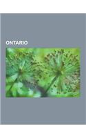 Ontario: Citta Dell'ontario, Divisioni Censuarie Dell'ontario, Stub - Ontario, Ottawa, Vaughan, Sault Sainte Marie, Niagara Fal