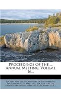 Proceedings of the ... Annual Meeting, Volume 16...