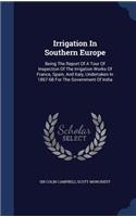 Irrigation In Southern Europe