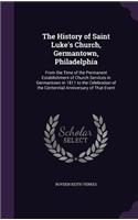 History of Saint Luke's Church, Germantown, Philadelphia
