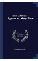 From Bull Run to Appomattox; a Boy's View