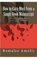 How to Earn Most from a Single Book Manuscript