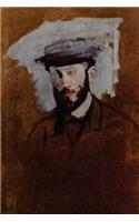 ''Portrait of Eugene Manet Study'' by Edgar Degas: Journal (Blank / Lined)