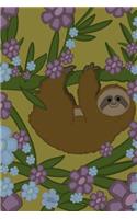 Sloth Notebook: Super Cute Floral Sloth Notebook(2 Summer Sloth Notebook)