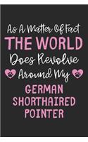 As A Matter Of Fact The World Does Revolve Around My German Shorthaired Pointer