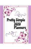 Pretty Simple 2020 Planner: Best Weekly and Monthly planner Jan 1, 2020 2021 to Dec 31, 2020 2021 - Include Weekly & Monthly Planner + Calendar and 100 plank pages to write.