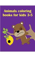 Animals Coloring Books For Kids 3-5: Cute Christmas Animals and Funny Activity for Kids