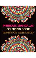 Intricate Mandalas Coloring Book Designs for Stress Relief