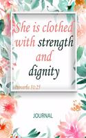 She is clothed with Strength and Dignity