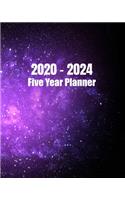 2020 - 2024 Five Year Planner: Monthly Planners Schedule Organizer 60 Months Calendar, 5 Year Monthly Appointment Notebook, Agenda Schedule Organizer Logbook and Business Planners