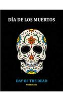 Day of the Dead Notebook: Día de los Muertos: Ruled White Paper to Write in- Blank Lined Workbook for Writing Notes - Large Note Book for Women, Adult, Teen(41 Sugar Skull)
