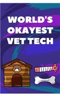 World's Okayest Vet Tech notebook