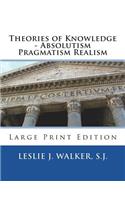 Theories of Knowledge - Absolutism Pragmatism Realism