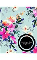 Important Date Log Book