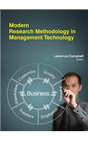 MODERN RESEARCH METHODOLOGY IN MANAGEMENT TECHNOLOGY