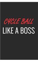 Cycle Ball: A Matte Soft Cover Notebook to Write In. 120 Blank Lined Pages