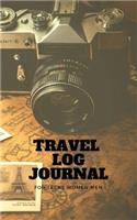 Travel Log Journal: Guided Travel Journals to Write In; Include Lined Pages to Plan Trip to Multiple Cities; Small Pocket Road Trip Organizer to Sketch & Log Your Adven