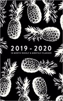 2019 - 2020 18 Month Weekly & Monthly Planner
