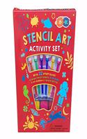 STENCIL ART BOOK SET