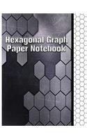 Hexagonal Graph Paper Notebook: Hexagon Graph Paper 1/4inch Large Size 8.5x11" for ideal for mapping, Sketches, Graphs, Design, Drawing and Gaming etc.