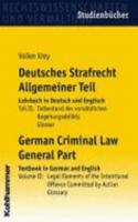 Deutsches Strafrecht / Allgemeiner Teil, Lehrbuch in Deutsch Und Englisch