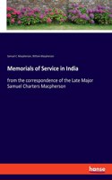 Memorials of Service in India