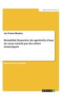 Rentabilité financière des agroforêts à base de cacao enrichi par des arbres domestiqués