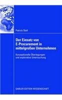 Der Einsatz Von E-Procurement in Mittelgroßen Unternehmen