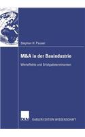 M&A in Der Bauindustrie