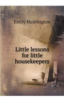 Little lessons for little housekeepers
