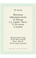 Spring ritual songs in the West and the Slavs. Part 2