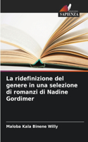 ridefinizione del genere in una selezione di romanzi di Nadine Gordimer