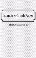 Isometric Notebook - 120 Pages -- 8.5 x 11 in