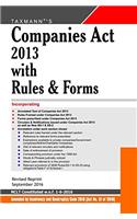 Companies Act 2013 with Rules & Forms (Revised Reprint, September 2016 Edition)