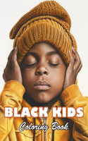 Black Kids Coloring Book