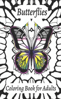 Butterflies Coloring Book for Adults