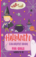 Halloween Coloring Book For Girls