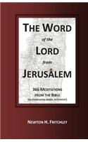 Word of the Lord from Jerusalem