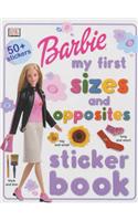 Barbie: My First Sizes and Opposites Sticker Book