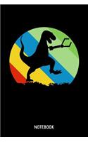 Notebook: 6x9 Blank T-Rex Notebook Or Dinosaur Book - Cybernetics Journal Or Boys Diary for Men and Women