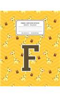 Primary Composition Notebook Grades K-2 Story Journal F