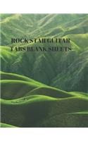 Rock Star Guitar Tabs Blank Sheets